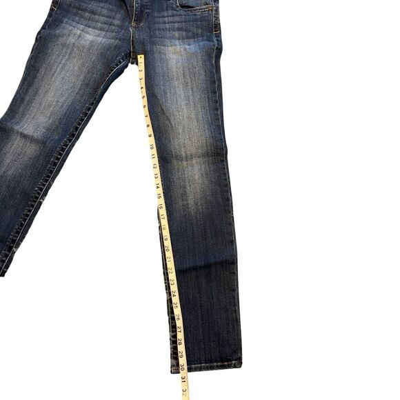 Kut From The Kloth Diana Skinny Jeans Blue Womens Size 10 Stretch Denim Mid Rise - Picture 3 of 9